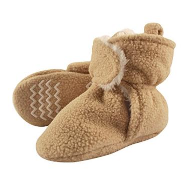 Imagem de Hudson Baby Botas unissex aconchegantes de lã e lã de ovelha sintética, Bronzeado, 0-6 meses