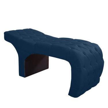 Imagem de Maca Estofada Para Estética Facial Cílios E Sobrancelha Azul - Biselos