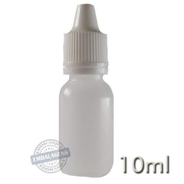 Imagem de 300 Frasco Plástico 10ml conta gotas Natural - Ref 14760 - EDDICOQUI E