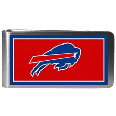 Imagem de NFL Buffalo Bills Clipe de dinheiro masculino Siskiyou SportsSteel com logotipo de aço, tamanho único