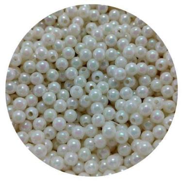 Imagem de Miçanga abs bola 300 pçs 5mm ideal para bijuterias e artesanatos em ge
