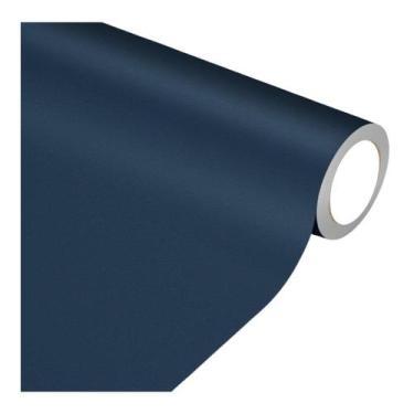 Imagem de Adesivo Vinílico Lavável Azul Petróleo Para Móveis 5mtsx61cm - ALLTAK