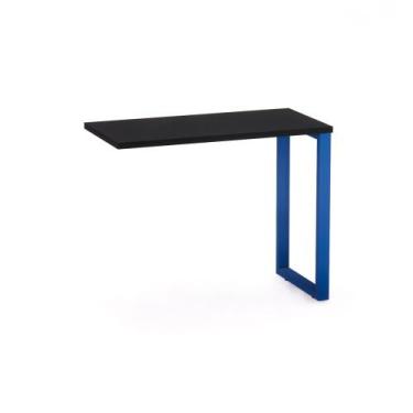 Imagem de Mesa Complemento Tubular P25 Pandin 90 CM Preto e Azul Del Rey