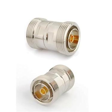 Imagem de Adaptador coaxial DHT Electronics RF 7/16 conector fêmea-fêmea DIN