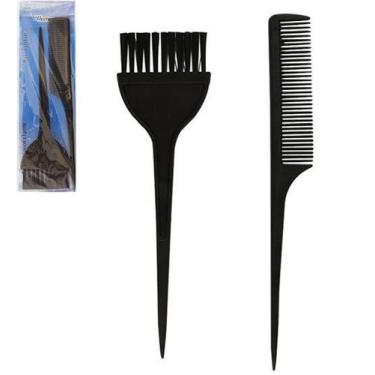 Imagem de Kit Pincel Com Pente Para Tintura Para Cabelo - Western - Marco Boni