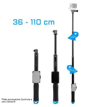 Imagem de Bastão Retrátil Monopé Goeasy Plus 36 - 110cm p Action Cam - DOMEFLOAT