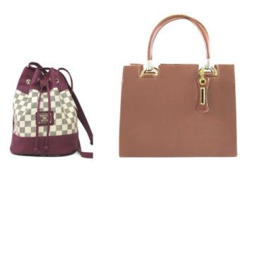 Imagem de KIT Bolsa Antonella  Tote New+BAG TRANSVERSAL BOLSA SACO Ref.01Q11 - A