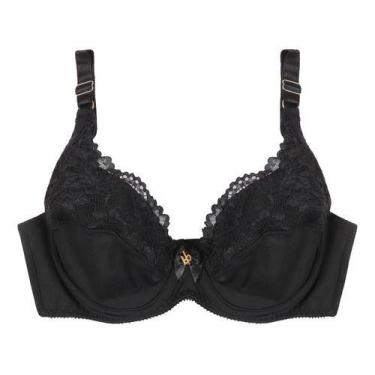 Imagem de Kit 2 Sutiãs Sem Bojo Com Aro Meia Taça Detalhes Renda Luxo - Fina Pai