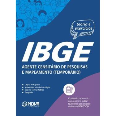 Imagem de Apostila IBGE 2024 - Agente Censitário de Pesquisas e Mapeamento - Tem