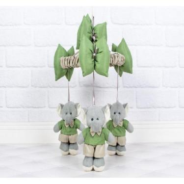 Imagem de Mobile infantil  elefante arco para decoraçao - CKD CONFECÇÕES