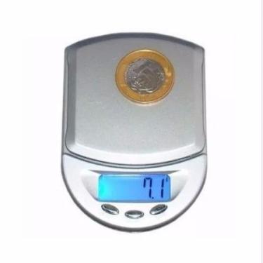 Imagem de Kit 2 Mini Balanças Digital De Alta Precisão 0.1g Até 500g Menor