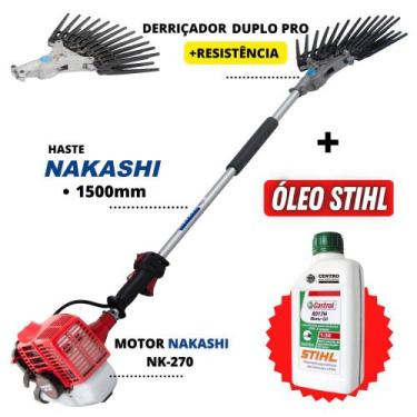 Imagem de Derriçadeira Nakashi Para Cafeicultura Com Braço de 1100mm e Garra Dup