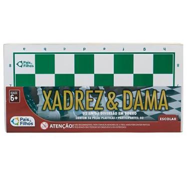 Imagem de Xadrez e Dama Escolar - Pais e Filhos - PAIS E FILHOS (GALA)