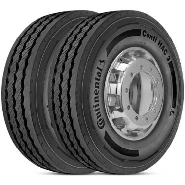 Imagem de Kit 2 Pneu Continental Aro 22.5 275/80R22.5 149/146K TL 16PR HAC3 LRH
