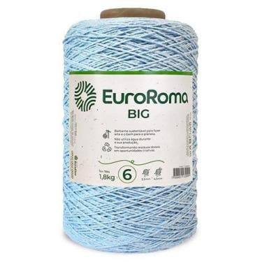 Imagem de Barbante EuroRoma Colorido Big Cone Nº06 1,8Kg, AZUL BEBÊ