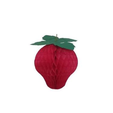 Imagem de Enfeite Morango N1 Para Carnaval Vermelho 10cm - Tchian, Único