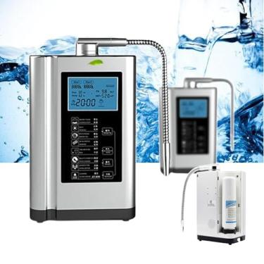 Imagem de KKSOUFX Ionizador De áGua Montado Na Parede,MáQuina De áGua áCida Alcalina, MáQuina Purificadora De áGua Ph 3,5-10,5, 5℃~58℃, Orp De Até -500mv, 8.000 Litros Por Filtro,7 ConfiguraçõEs De áGua