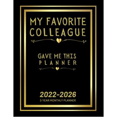Imagem de 5 year planner 2022-2026 monthly: Five Year Monthly Calendar for Work or Personal Use | January 2022 to December 2026 Organizer A4, | Thank you gifts For Coworker Colleague