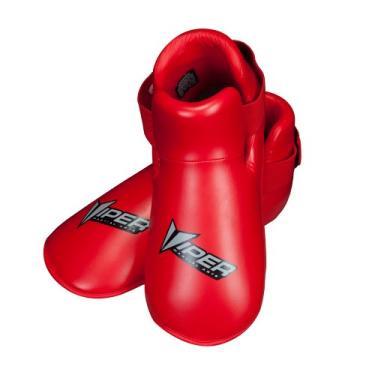 Imagem de Viper Martial Arts Equipamento para pés de artes marciais tradicionais super seguro (vermelho, pequeno)