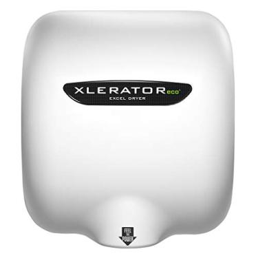 Imagem de XLERATOR Excel Dryer Eco Xl-Bw-Eco Secador de Mãos, Sem Aquecimento, Capa de Resina Termoendurecível Branca(Bmc), Sensor Automático, Montagem Em Superfície, Créditos Leed, Listado Greenspec, Secador D