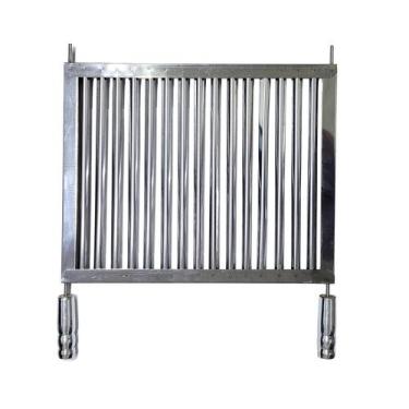 Imagem de Grelha Inox Uruguaia 50X50 Parrilla Reforçada - Bem Grill