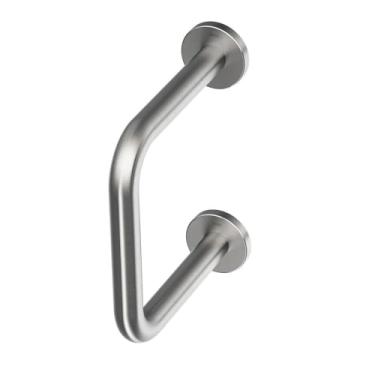 Imagem de Barra De Apoio Fixa Em `u` Benefit 25x24cm Inox Escovado Doc