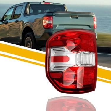 Imagem de Dasbecan Conjunto de luz traseira halogêneo compatível com Ford Maverick XL XLT 2022 2023 2024 Lâmpada traseira esquerda lado do motorista NZ6Z-13405-A