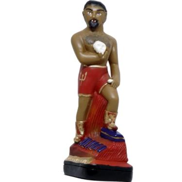 Imagem de Imagem Exú Sete Catacumbas 20cm Gesso Escultura Umbanda