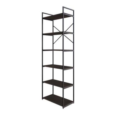 Imagem de Estante Alta C/06 Prateleiras 185x60x33cm Yon - Metalig, Terracota/Est
