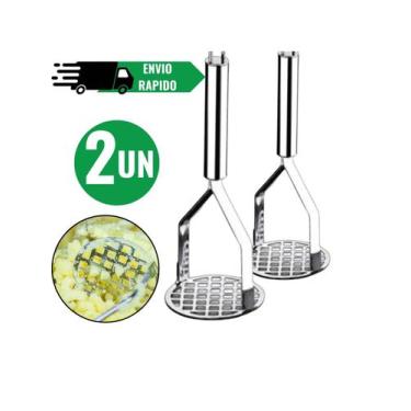 Imagem de Kit Amassador de Batata  Alimentos Utensílio de cozinha Aço inoxidável