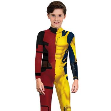 Imagem de Traje de cosplay: macacão de super-herói IMTZZO, tamanho 130, Zentai