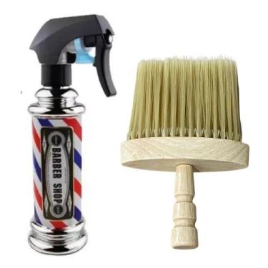 Imagem de Borrifador Barber Shop 200ml + Espanador Pincel Barbeiro - Leste Capas