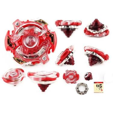Imagem de Beyblade Burst Kit 2 Beyblad + 2 Lançador 2 Grip Bey Blade Valt Shu Da