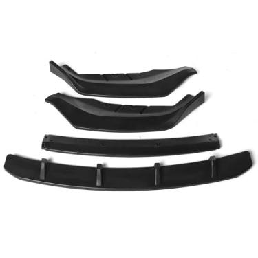 Imagem de G30 G31 G38 Carro Frente Bumper Lip Defletor Lips Body Kit Spoiler Compatível Para BMW Série 5 G30 G31 G38 540i M Sport 2017 2018 2019 2020(Matte Black)