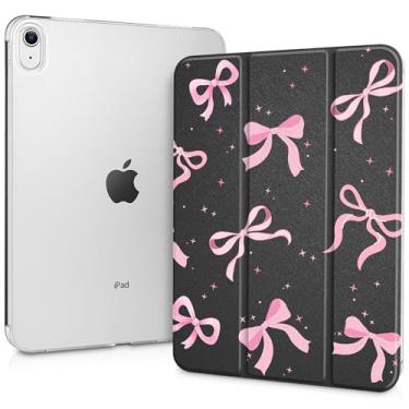 Imagem de Tuiklol Capa para iPad 11 polegadas A16 2025 Geração 11ª / iPad 11 polegadas 2022 10ª geração, Buit in Pencil Holder com capa à prova de choque PC transparente capa traseira transparente auto