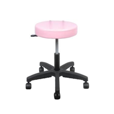 Imagem de Cadeira Mocho rosa bebe Estética Dentista Tatuador Tatoo Sem Encosto -