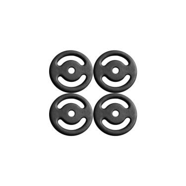 Imagem de Kit Musculação Anilhas Pintadas 4Kg Academia Treino Fitness