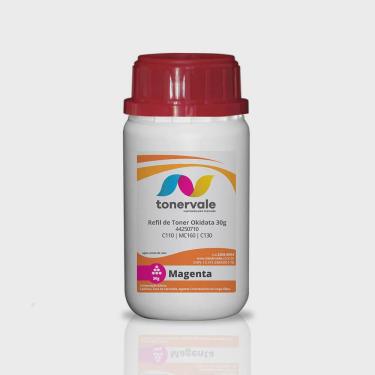 Imagem de Combo 5 Refil de Toner TankFull Para Okidata 44250710 - C110 MC160 C130 Magenta de 30g