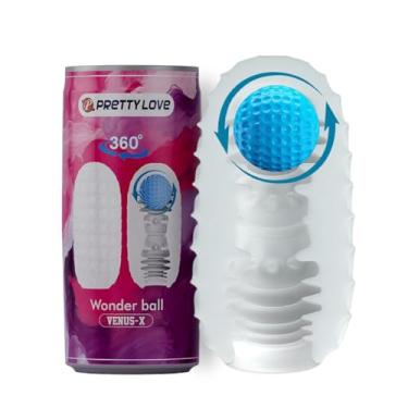 Imagem de Masturbador Masculino Egg Wonder Ball Venus-X 2 Texturas e Esfera