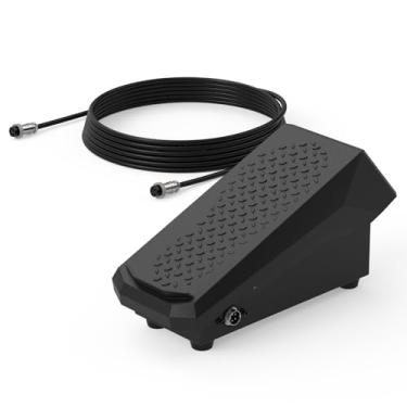 Imagem de YESWELDER Pedal de soldagem TIG Pedal de controle de amplificador, compatível com TIG-250P AC/DC e outras máquinas com controle de tocha de 5 pinos
