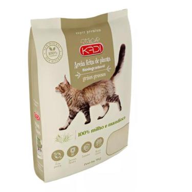 Imagem de Areia Sanitária Para Gatos Grãos Mistos Kadi 4kg Antiodor