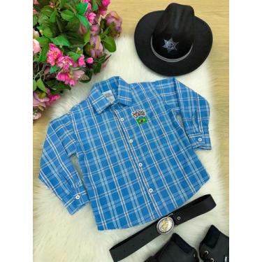 Imagem de Camisa Junina Miss Cherry Rodeio Alan arraiá sao joão quermesse, 3, Az