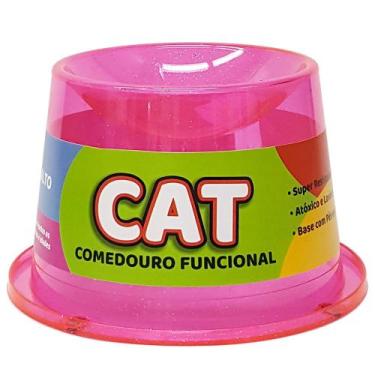 Imagem de Comedouro alto antiformiga eficaz contra insetos p/ gatos 250ml - PET 