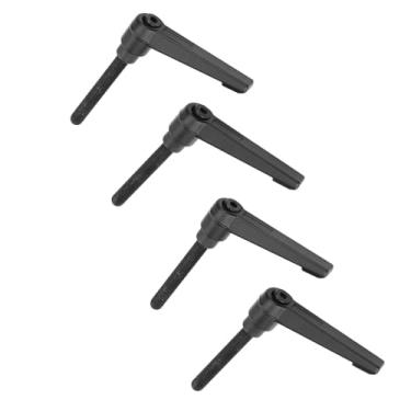 Imagem de Botões de Máquina de Metal Manípulo de Fixação Ajustável M6 Maçaneta de Braçadeira Masculina Alça Universal (Comprimento do parafuso 40 mm)