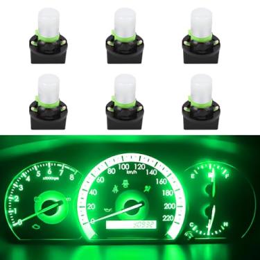 Imagem de Hovom 6 peças T10 lâmpada LED para carro, 12 V 194 W5 W lâmpada de cluster de instrumento de carro, substituição de lâmpada automotiva super brilhante para painel de painel indicador de lâmpada de