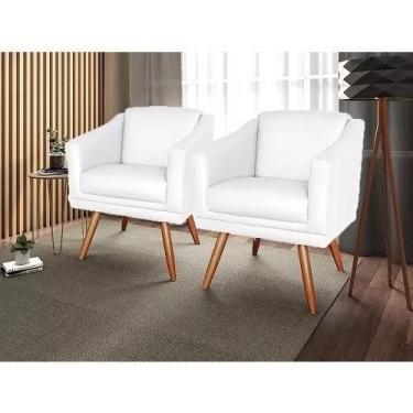Imagem de Kit 02 Poltronas Decorativas Para Consultorio De Psicologia Recepção s