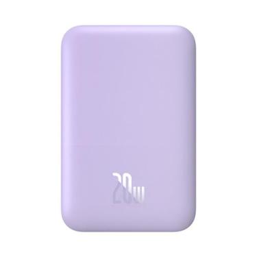 Imagem de Power Bank Baseus 6000mAh Sem Fio Carregador Magnético 15W Carga Rápid