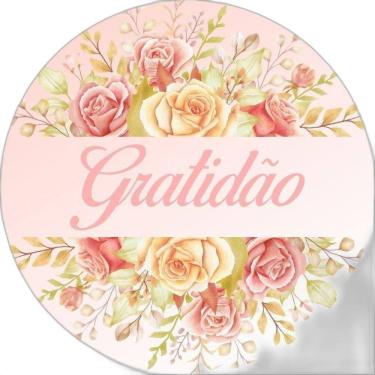 Imagem de Painel Redondo 3D Sublimado Gratidão Frd-2867