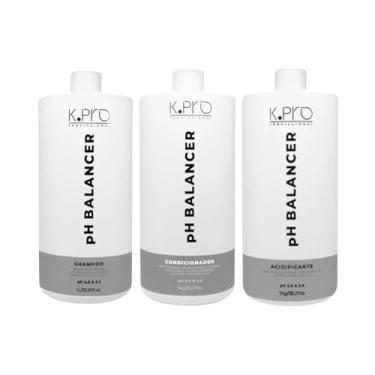 Imagem de Kit Shampoo + Condicionador + Acidificante 1000ml Ph Balancer - Kpro