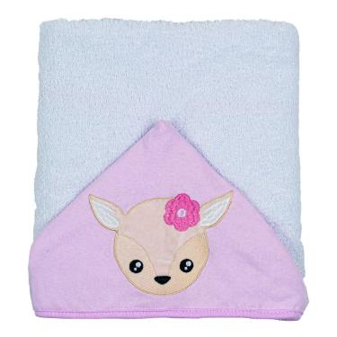 Imagem de Toalha de Felpa com Capuz 67 cm x 90 cm Baby Joy